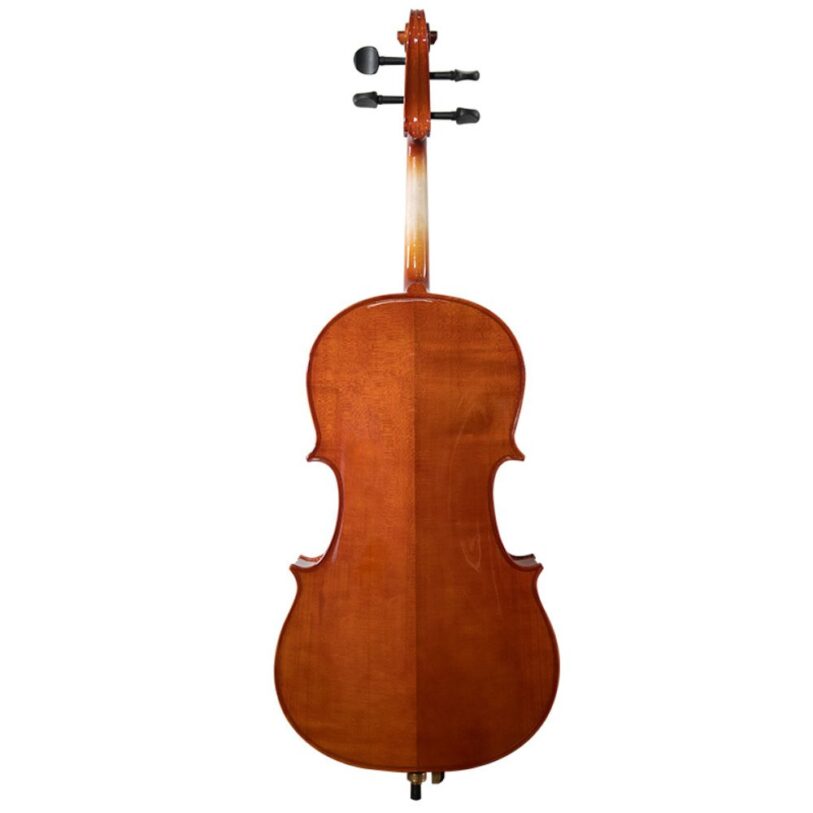 Harmonics Solid Wood Handmade Cello back