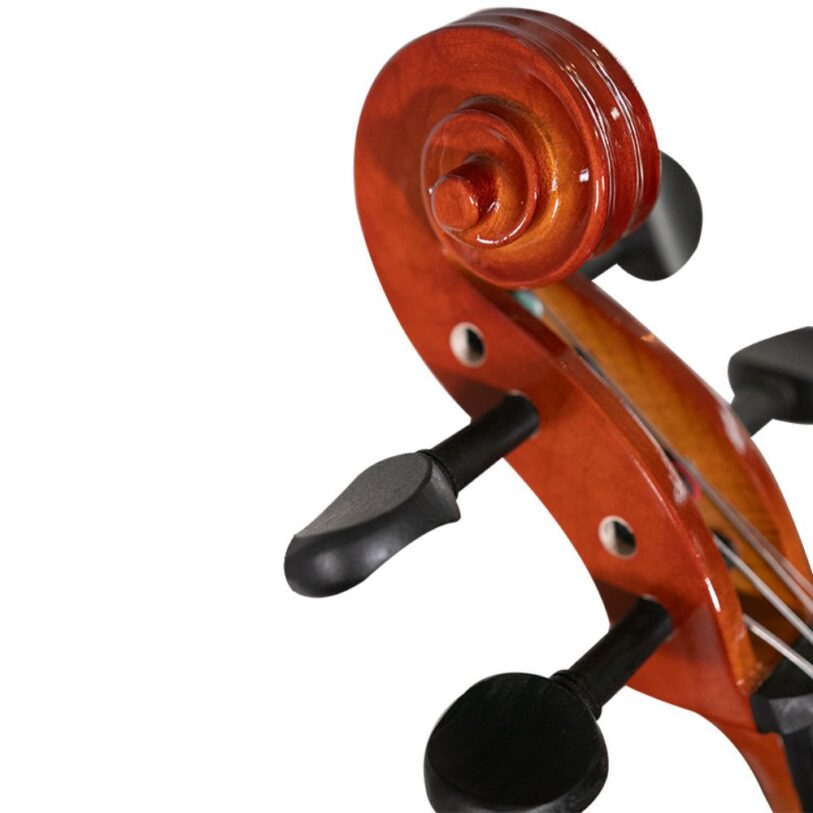 Harmonics Solid Wood Handmade Cello head