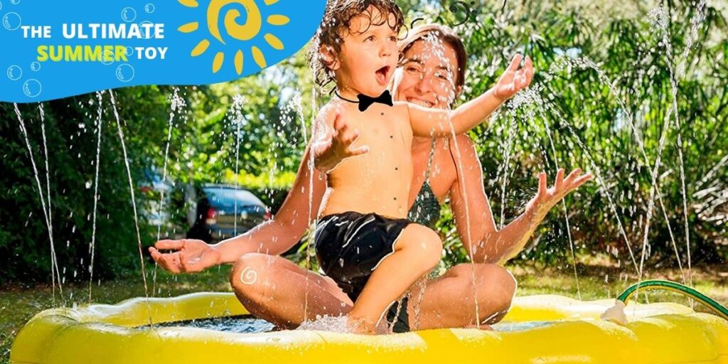 Splash Pad Sprinkler for Kids 4 1