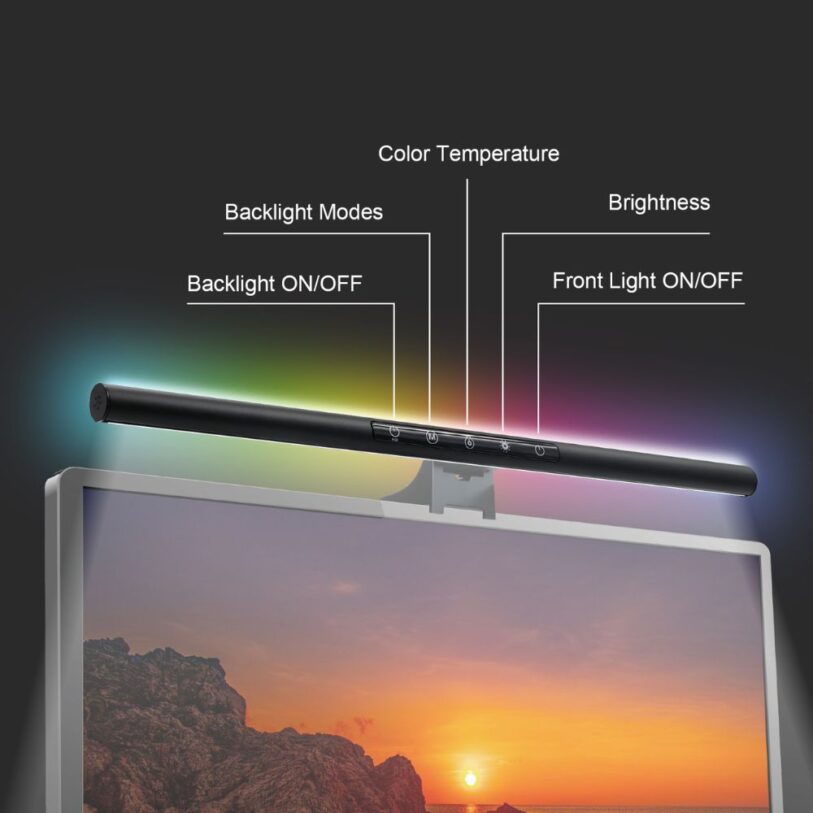 ML R01 Monitor Screen Lamp for Desktop Touch Control