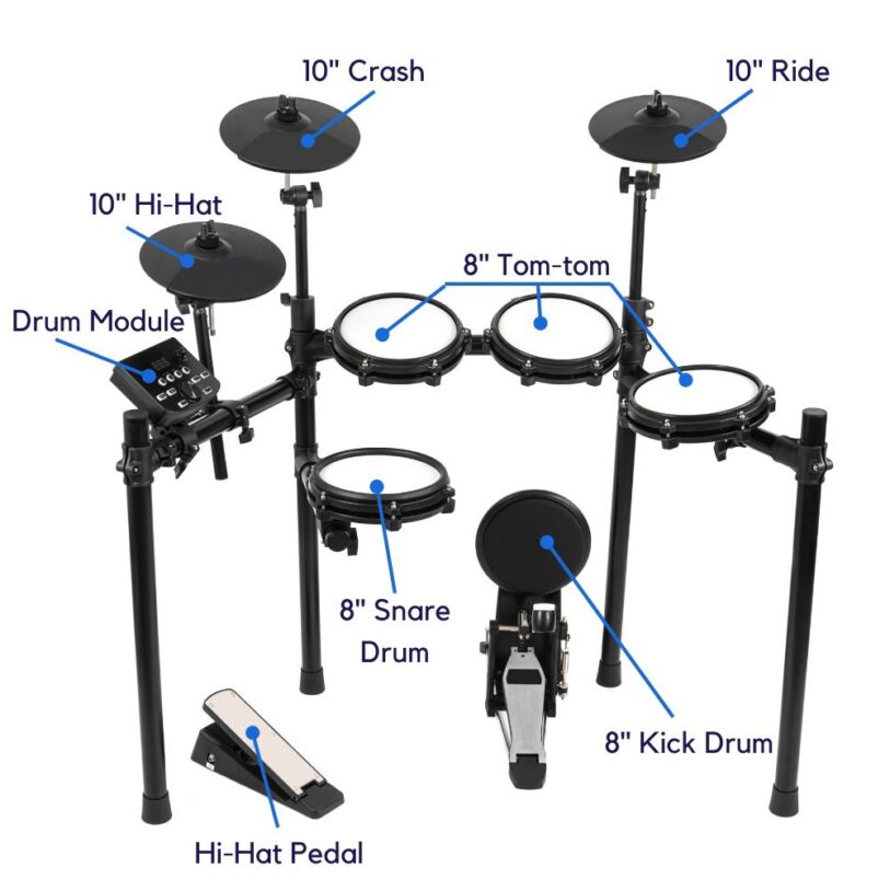 Electronic Drum Kit MD200A P 6