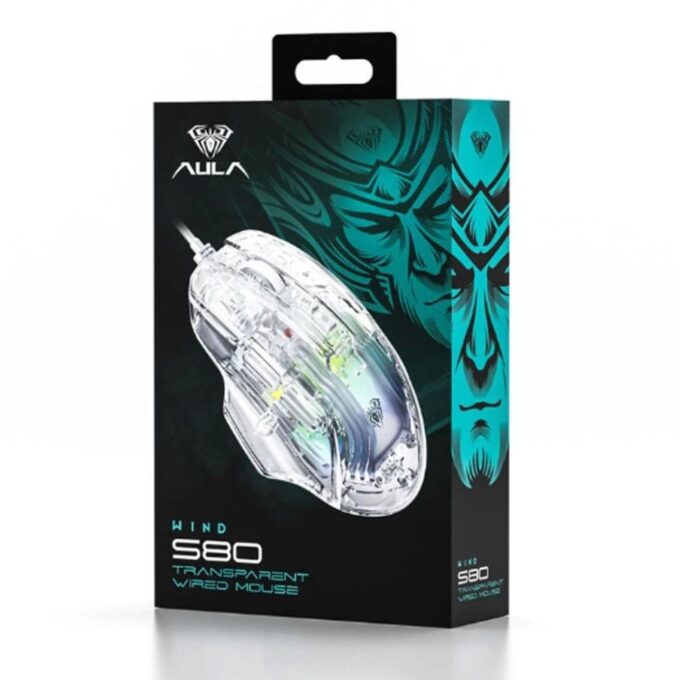 Aula S80 Wired Gaming Mouse Transparent 7200 DPI (7)