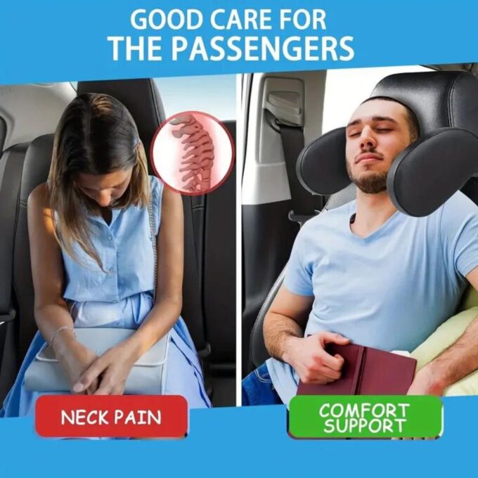 Car Seat Headrest Pillow Adjustable Car Seat Head Neck Support (2)