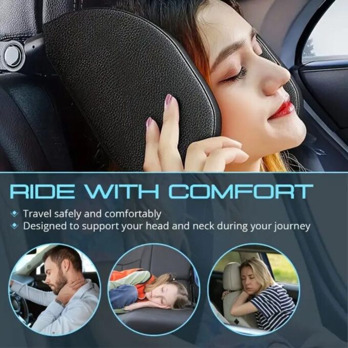 Car Seat Headrest Pillow Adjustable Car Seat Head Neck Support (3)