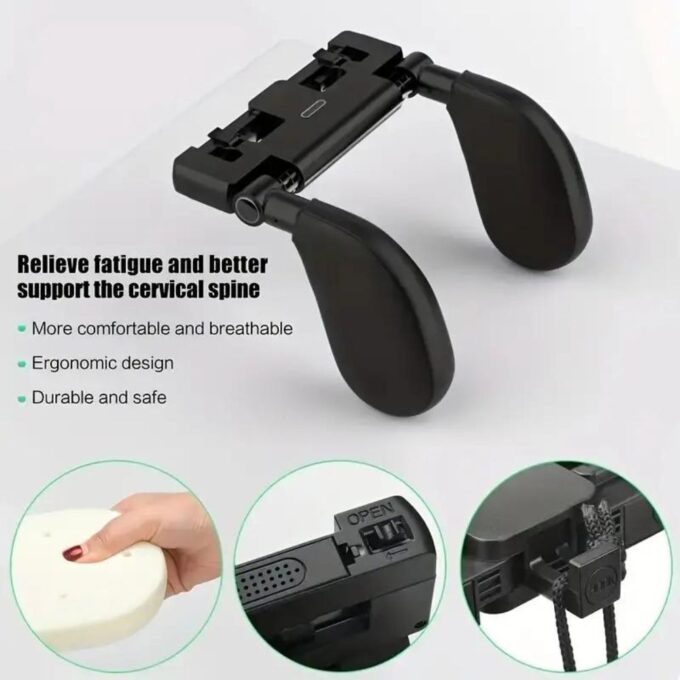 Car Seat Headrest Pillow Adjustable Car Seat Head Neck Support (5)