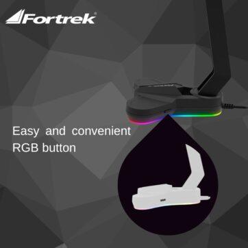 Fortrek 70534 Vickers Gaming RGB Headset Stand Support 4