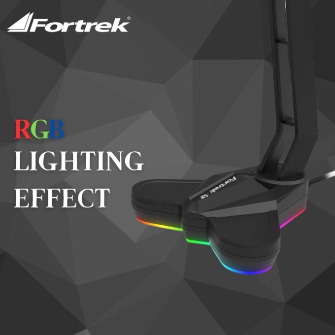 Fortrek 70534 Vickers Gaming RGB Headset Stand Support 5