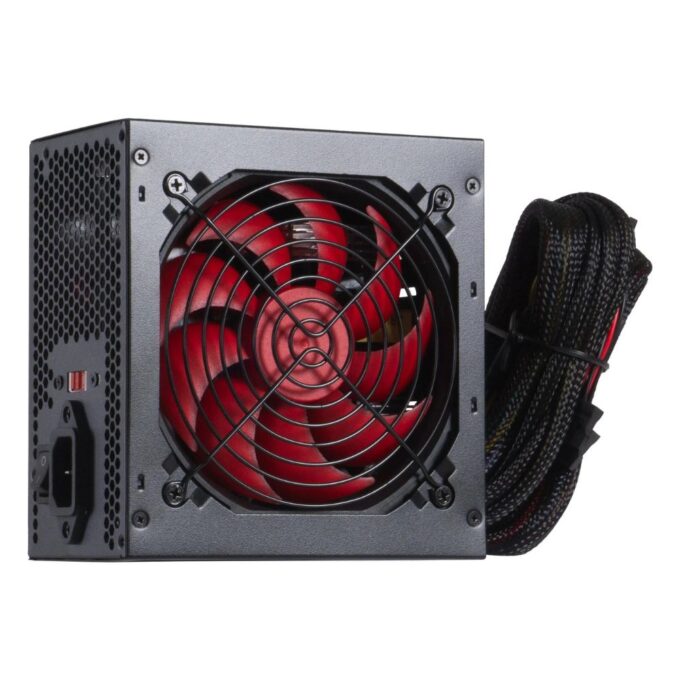 Fortrek Crusader 500W ATX Gamer Bivolt Computer Power Supply PSU, High Performance Gaming Support, Black