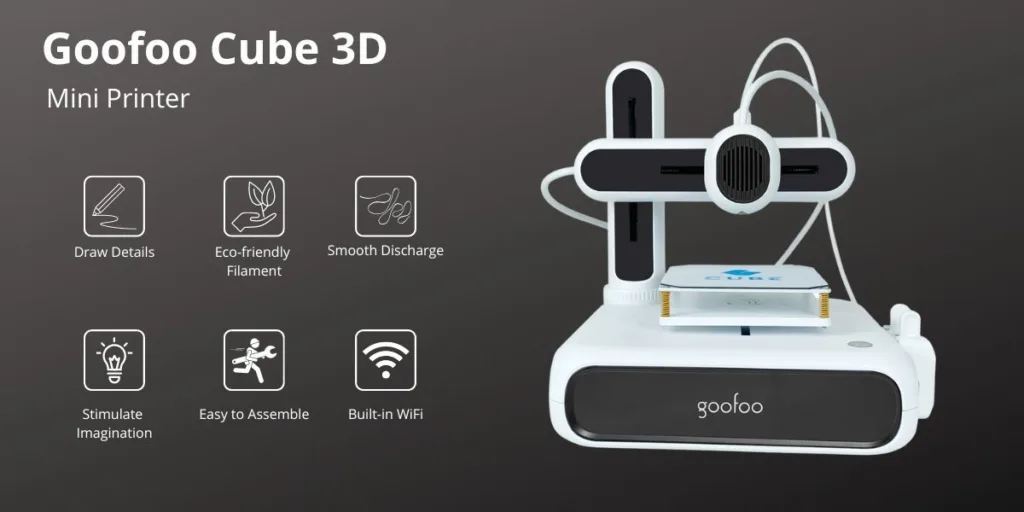 Goofoo Cube 3D Mini Printer 1
