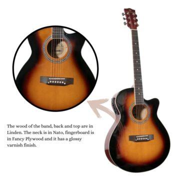 Harmonics AGE21 Acoustic Guitar Steel String 3