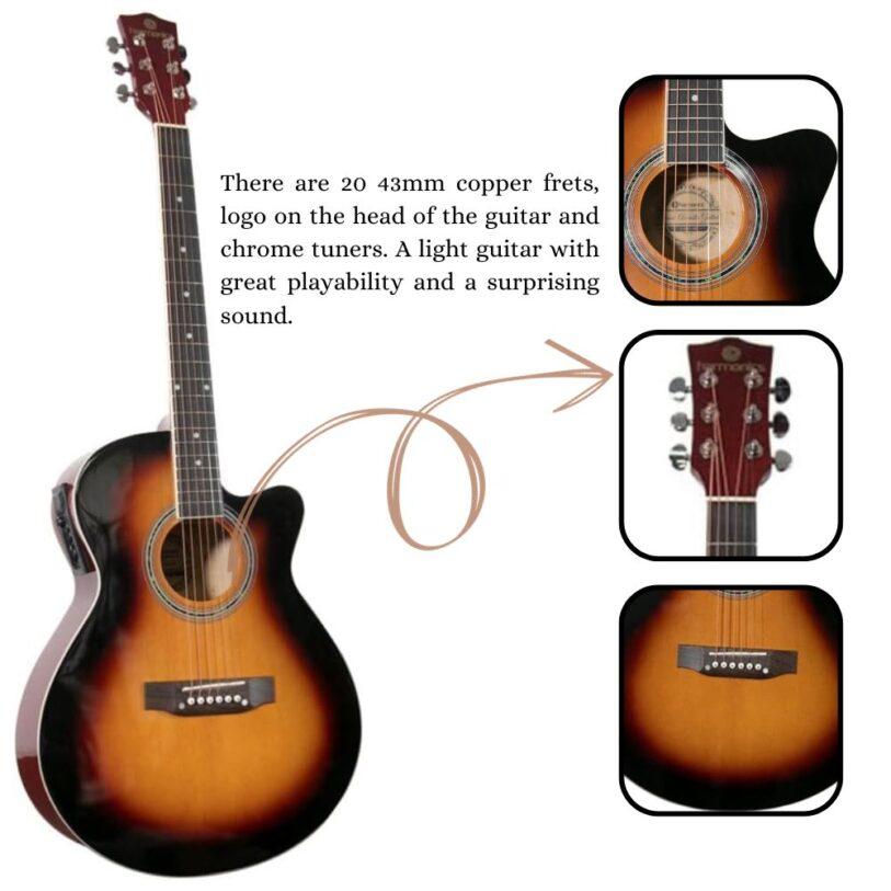 Harmonics AGE21 Acoustic Guitar Steel String