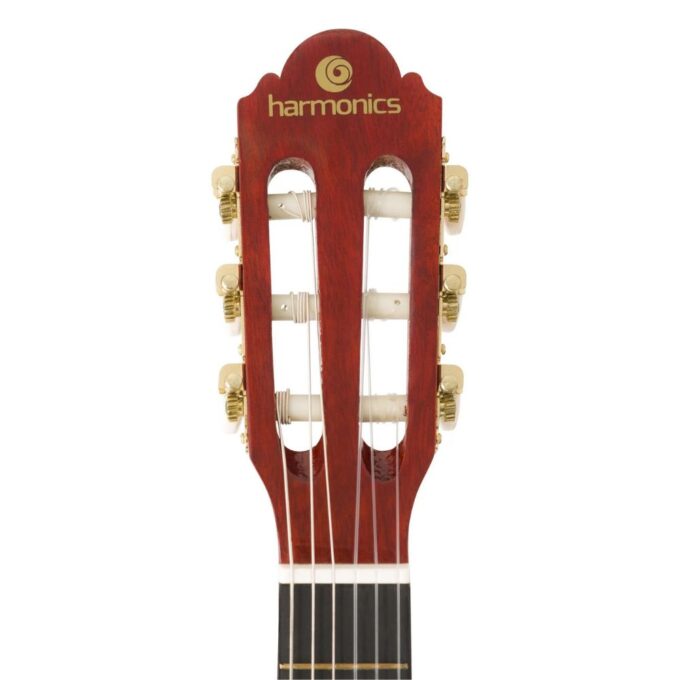Harmonics GK-10NT Kids Acoustic Guitar for Children, Nylon Guitar Musical Instrument for Young Musicians 1/4 Size, Natural