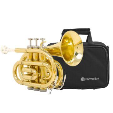 Harmonics HMT 500L Bb Mini Pocket Trumpet 1