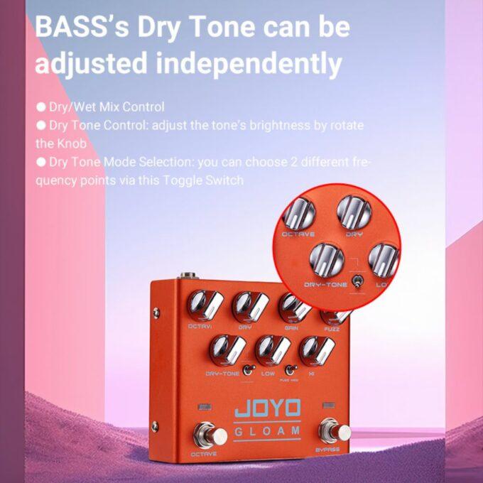 JOYO Guitar Pedal Effects R Series for Electric Bass Guitar