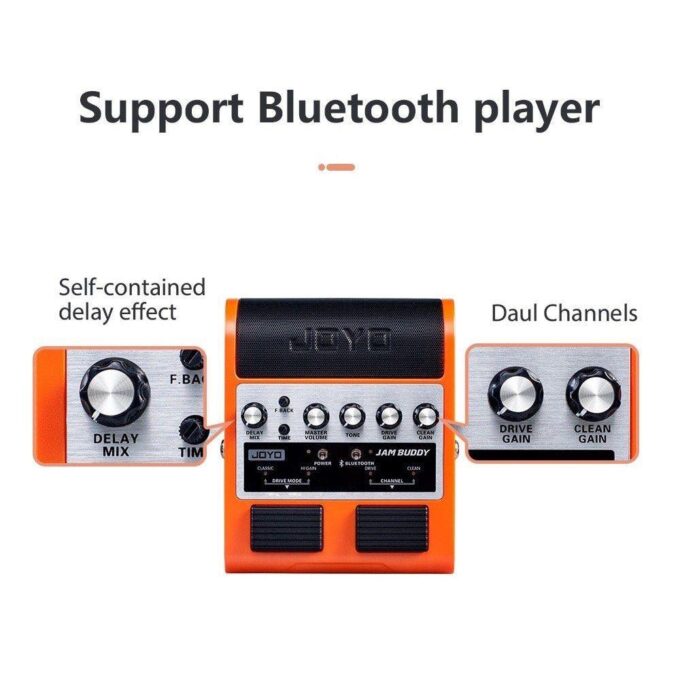 JOYO JAM BUDDY Portable Guitar Practice Amplifier and Pedal 4