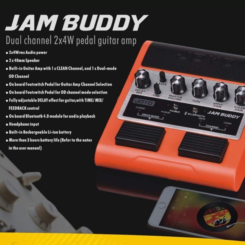 JOYO JAM BUDDY Portable Guitar Practice Amplifier and Pedal