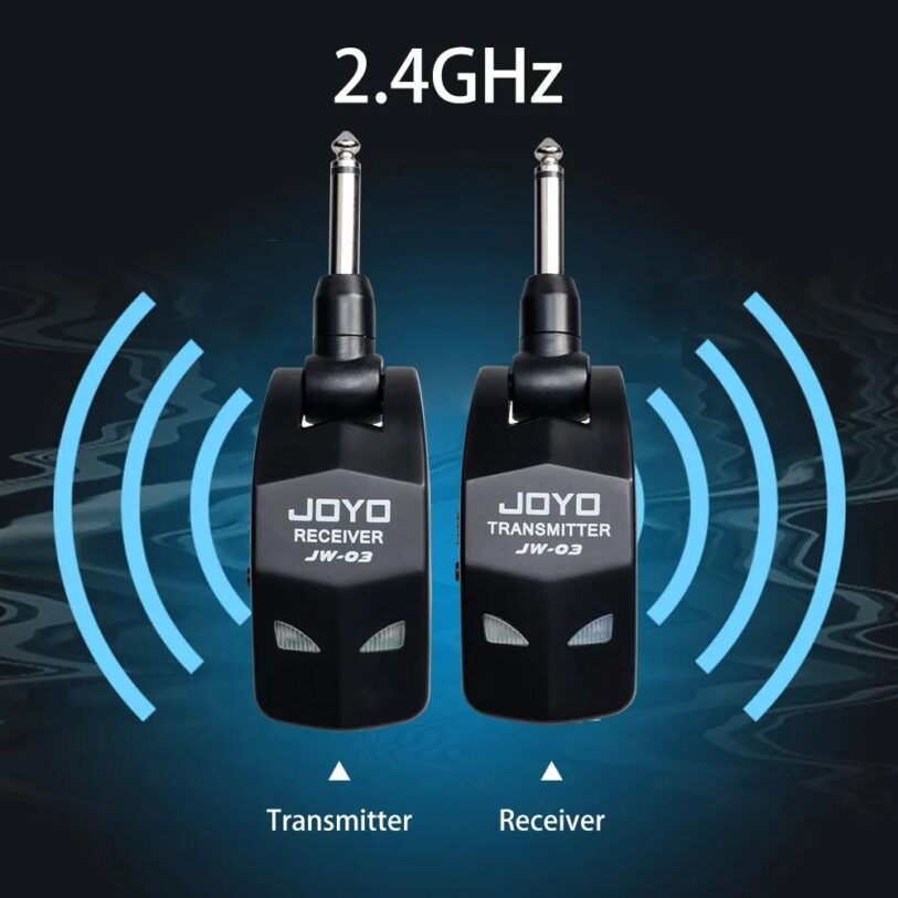 JOYO JW 03 24GHz Wireless Guitar System Transmitter Receiver 6