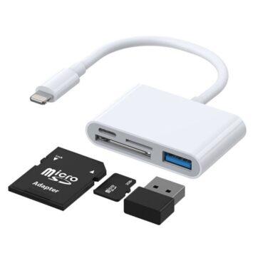 Joyroom S H142 OTG Apple iPhone to USB SD Card Reader Adapter