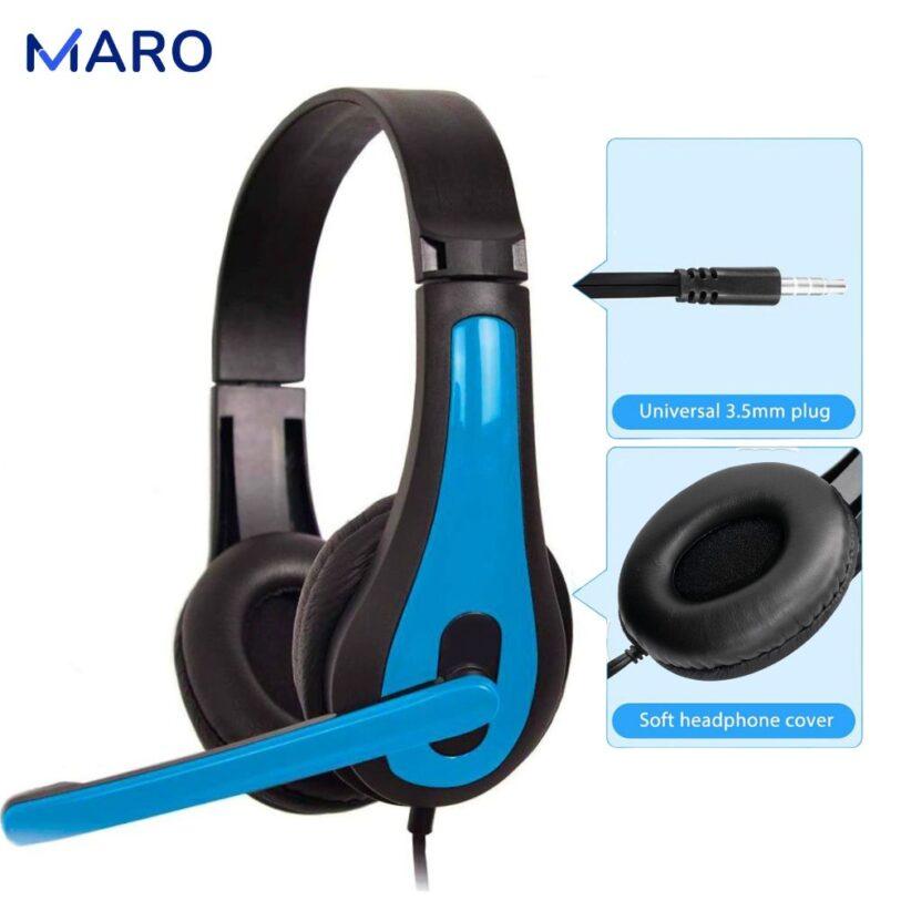 Maro 125BL Portable Kids Headphones with Microphone 2