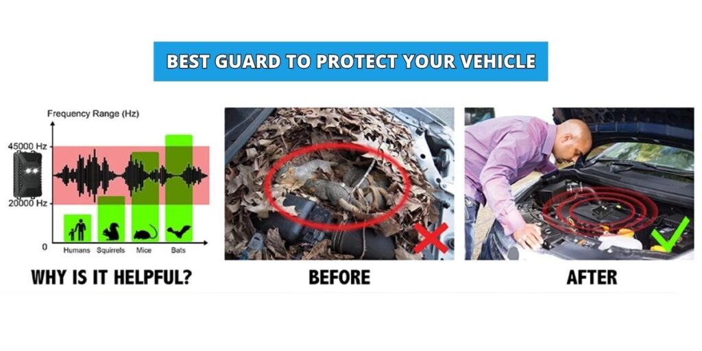 X Pest AR28 Under Hood Ultrasonic Mouse Rodent Repellent for Car Engine 3
