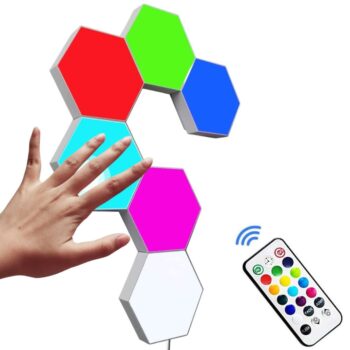 hexagon wall light
