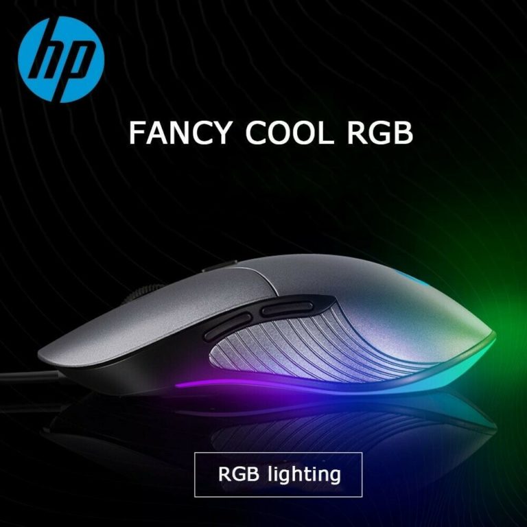 HP M280 USB Wired Gaming Mouse with RGB, DPI Up to 2400, Optical Ergonomic Mouse